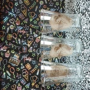 Rare coca cola glasses